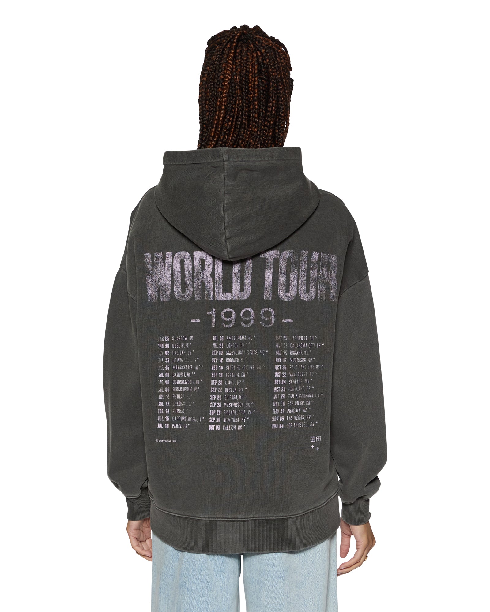 WORLD TOUR OH G Hoodie Charcoal - Stylish Unisex Pullover for Streetwear & Casual Outfits | Perfect for Concerts, Travel & Everyday Wear