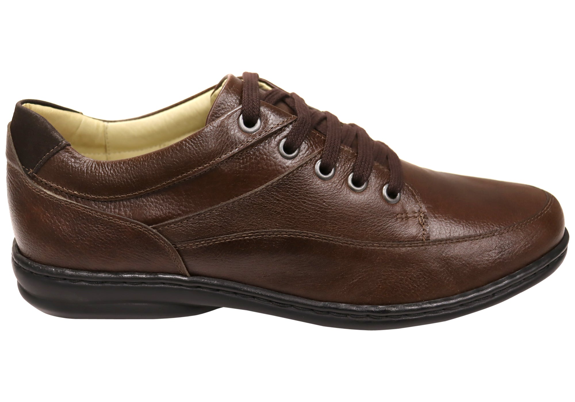 Opananken Mitch Men's Comfortable Brazilian Leather Lace Up Shoes - Stylish Casual & Work Shoes for Everyday Wear