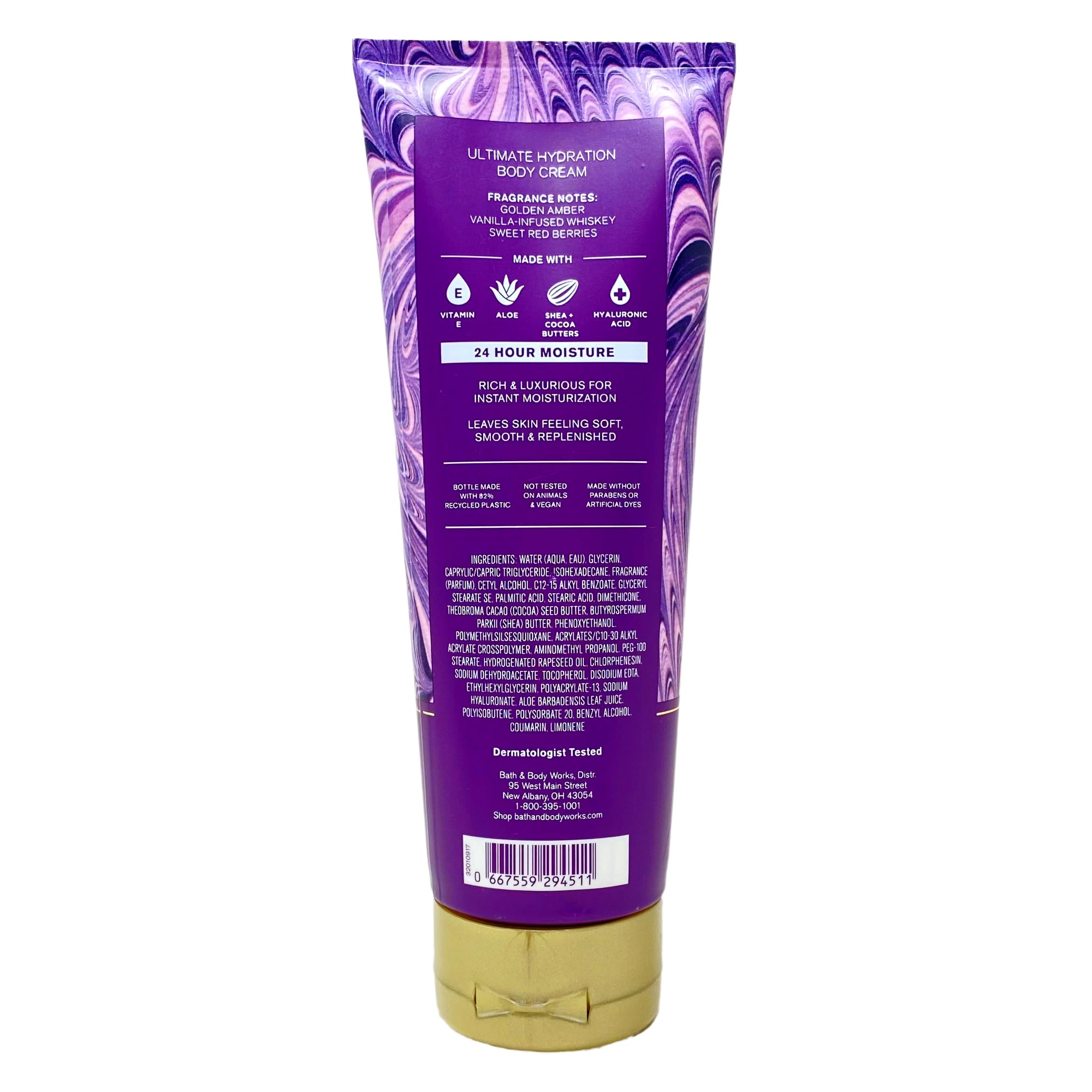 Sweet Whiskey Body Cream & Fragrance Mist Set by Bath & Body Works - Moisturizing Lotion & Perfume Spray Duo for Women - Perfect for Date Night & Self-Care Pampering