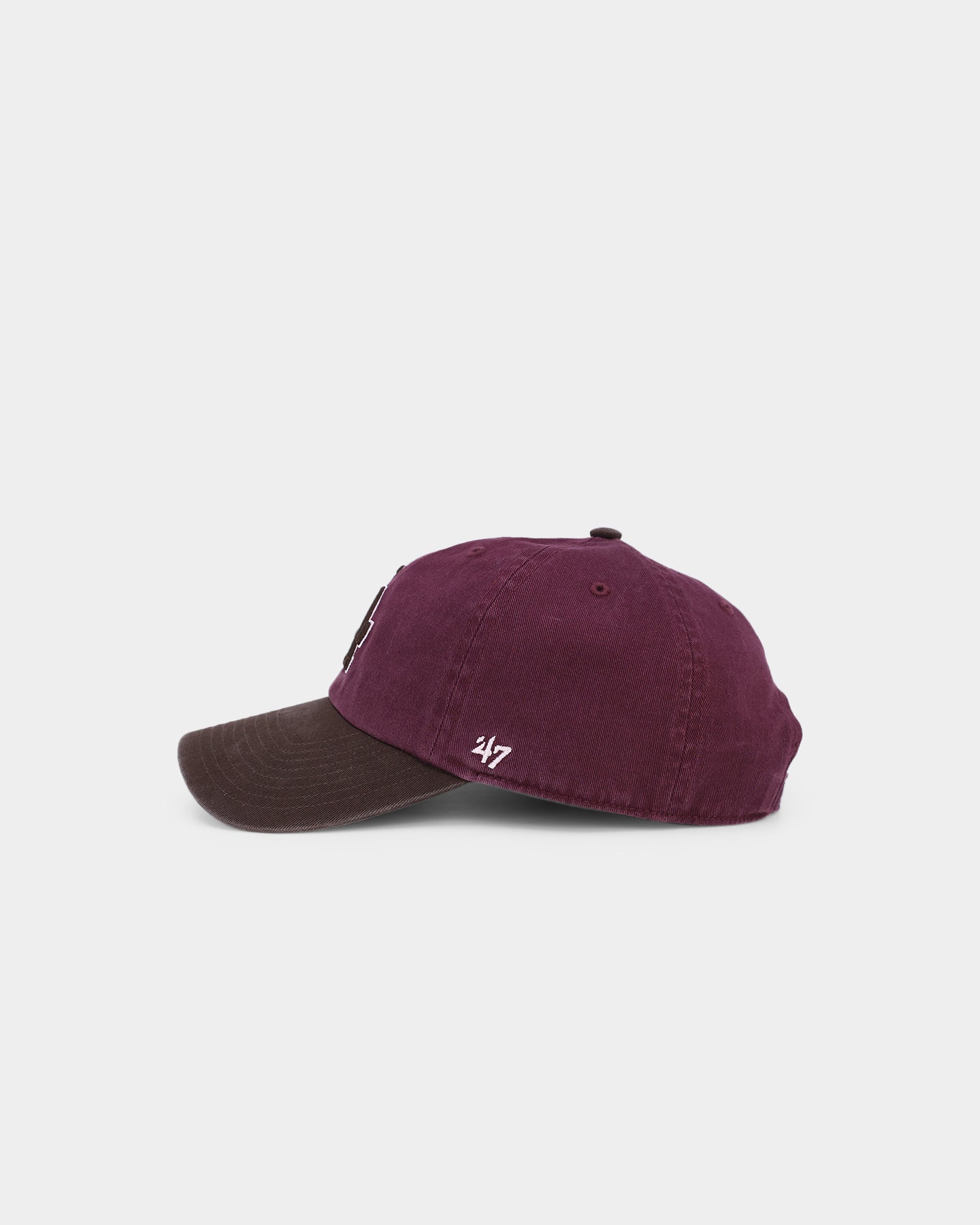 47 Brand Los Angeles Dodgers 'Bacon Me Crazy' Snapback Hat - Dark Maroon/Brown Adjustable Baseball Cap for Men & Women - Perfect for Game Day, Sports Events & Casual Wear