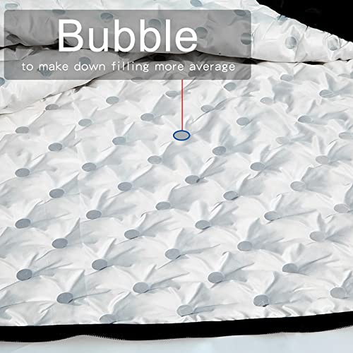 Ultralight 800FP Duck Down Mummy Sleeping Bag - Compact & Warm for Hiking, Backpacking, Camping - Perfect for Spring, Autumn & Winter Outdoor Adventures