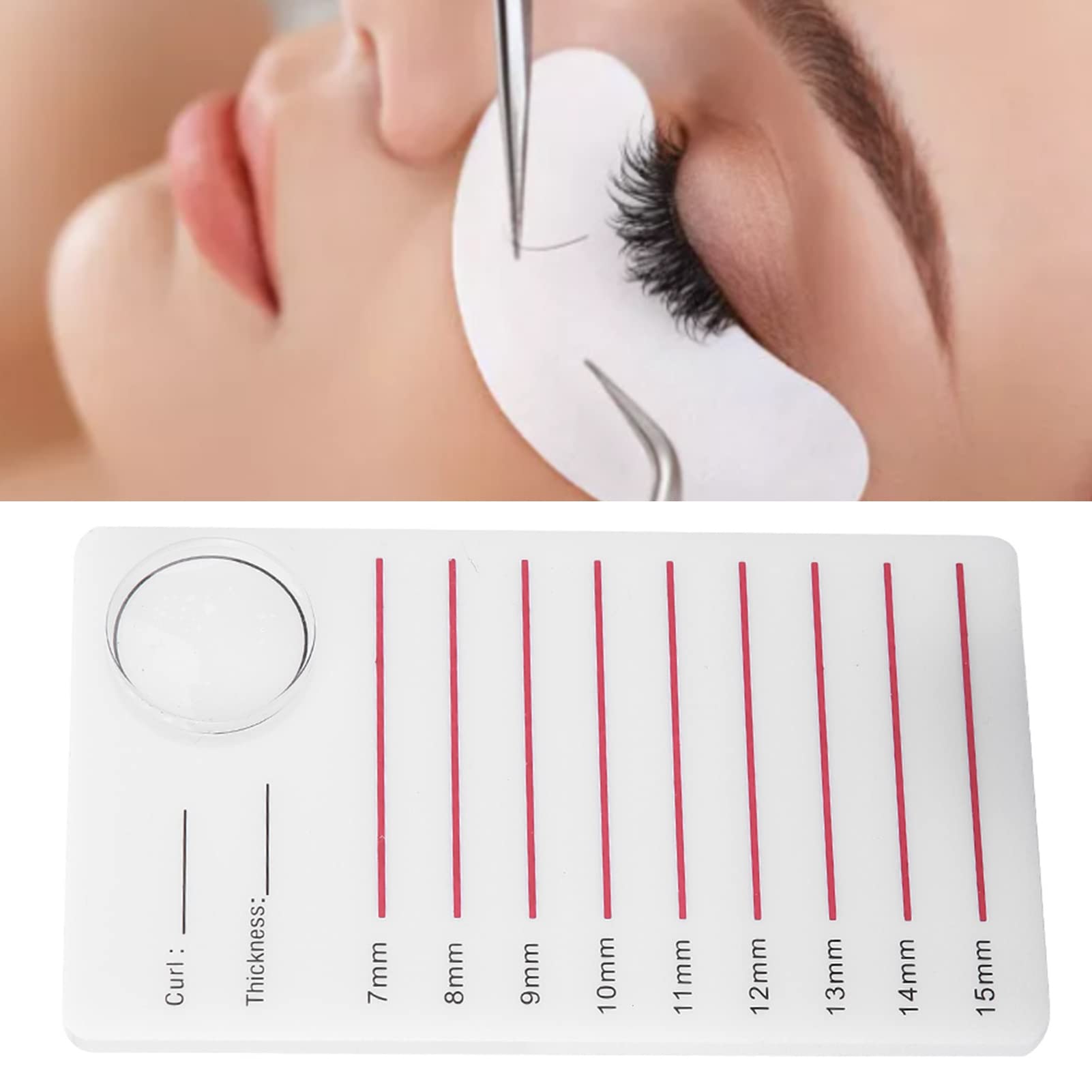 Premium Black Mink Eyelash Extensions - Professional False Lashes for Salon & Home Use - Durable Plastic Lash Tray Holder (Style 01#) - Perfect for Bridal, Party & Special Occasion Makeup