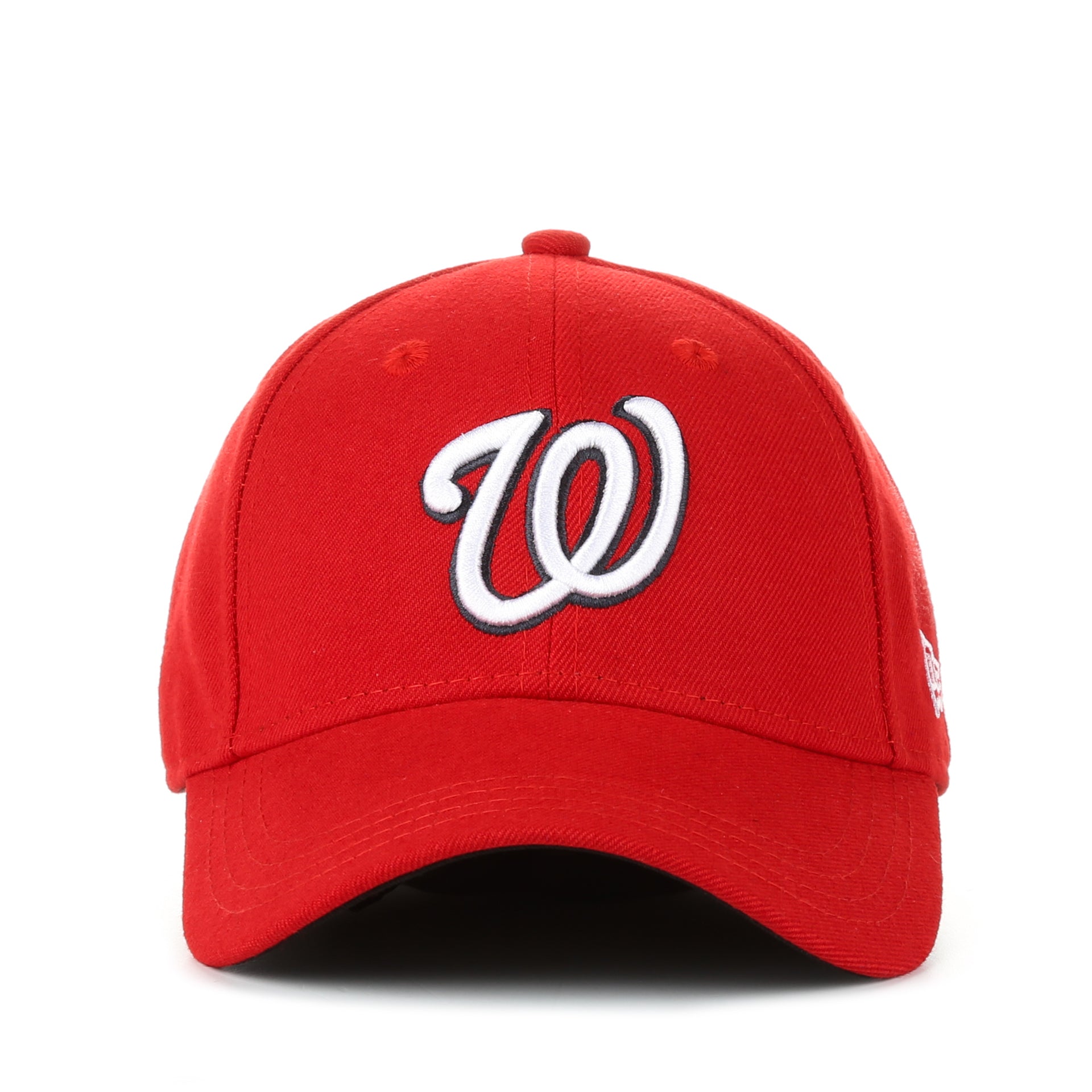 New Era 9Forty Junior The League Baseball Cap - Washington Nationals/Red - Adjustable Snapback Hat for Kids & Youth - Perfect for Baseball Games, Sports Events & Casual Wear
