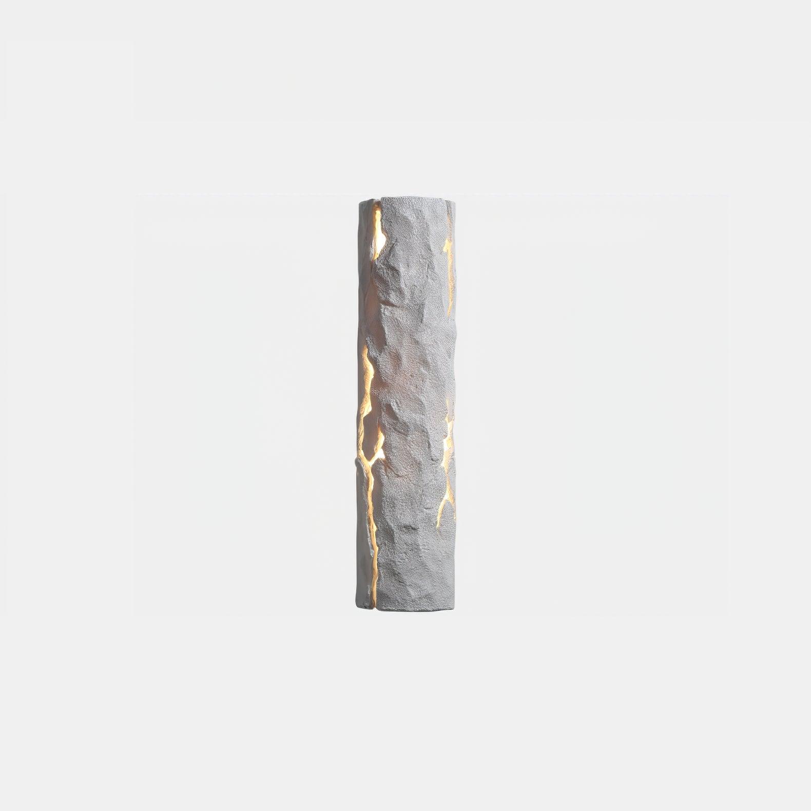 Broken Bark Wall Light - Rustic Wooden Sconce for Bedroom, Living Room & Outdoor Decor | Waterproof & Energy-Efficient LED Lighting
