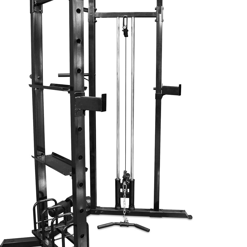 Marcy SM-3551 Power Cage System - Heavy Duty Home Gym Equipment for Strength Training & Weightlifting - Perfect for Home Workouts & Fitness Enthusiasts