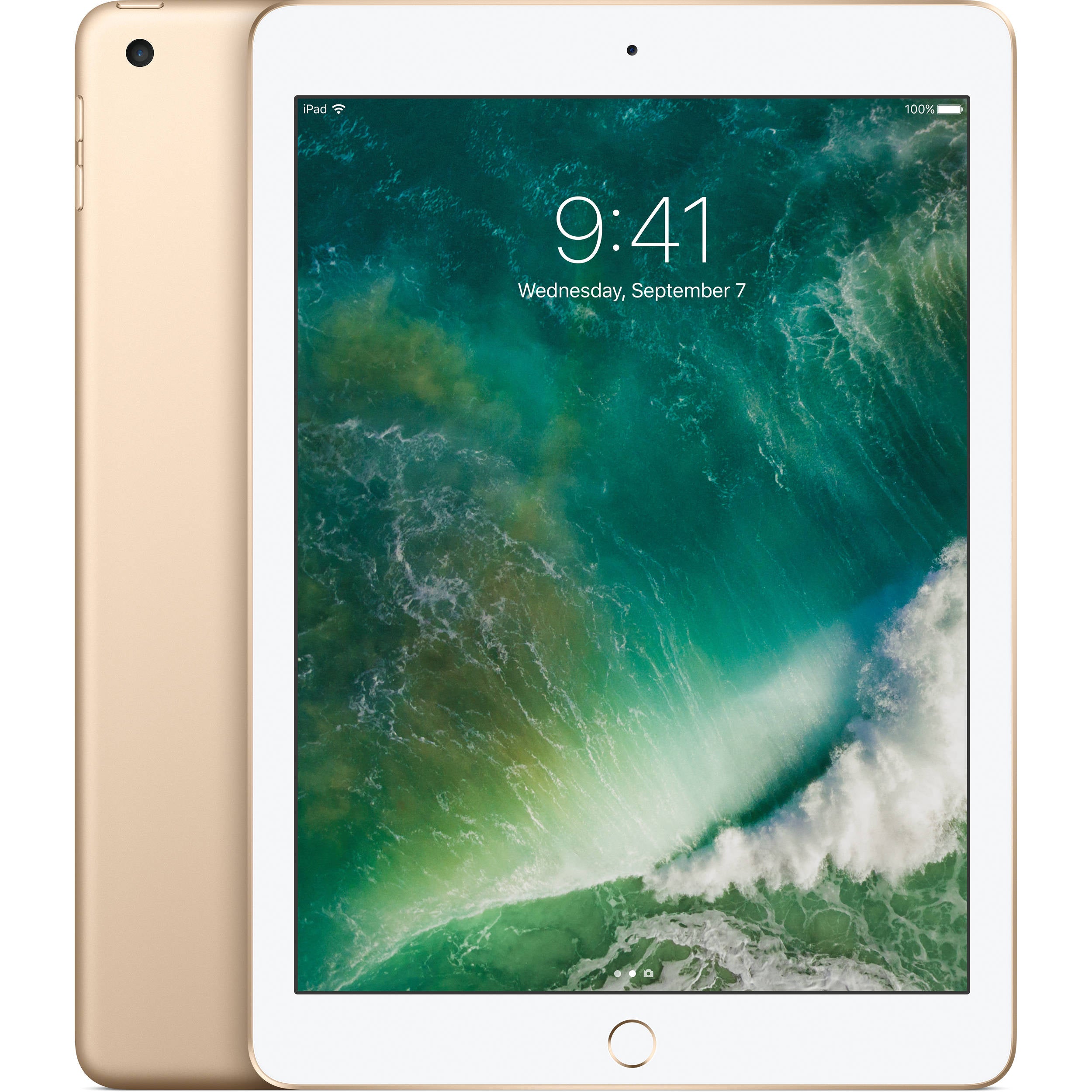 Apple iPad 2017 32GB Wi-Fi Gold (MPGT2LL/A) - Perfect for Work, Study & Entertainment