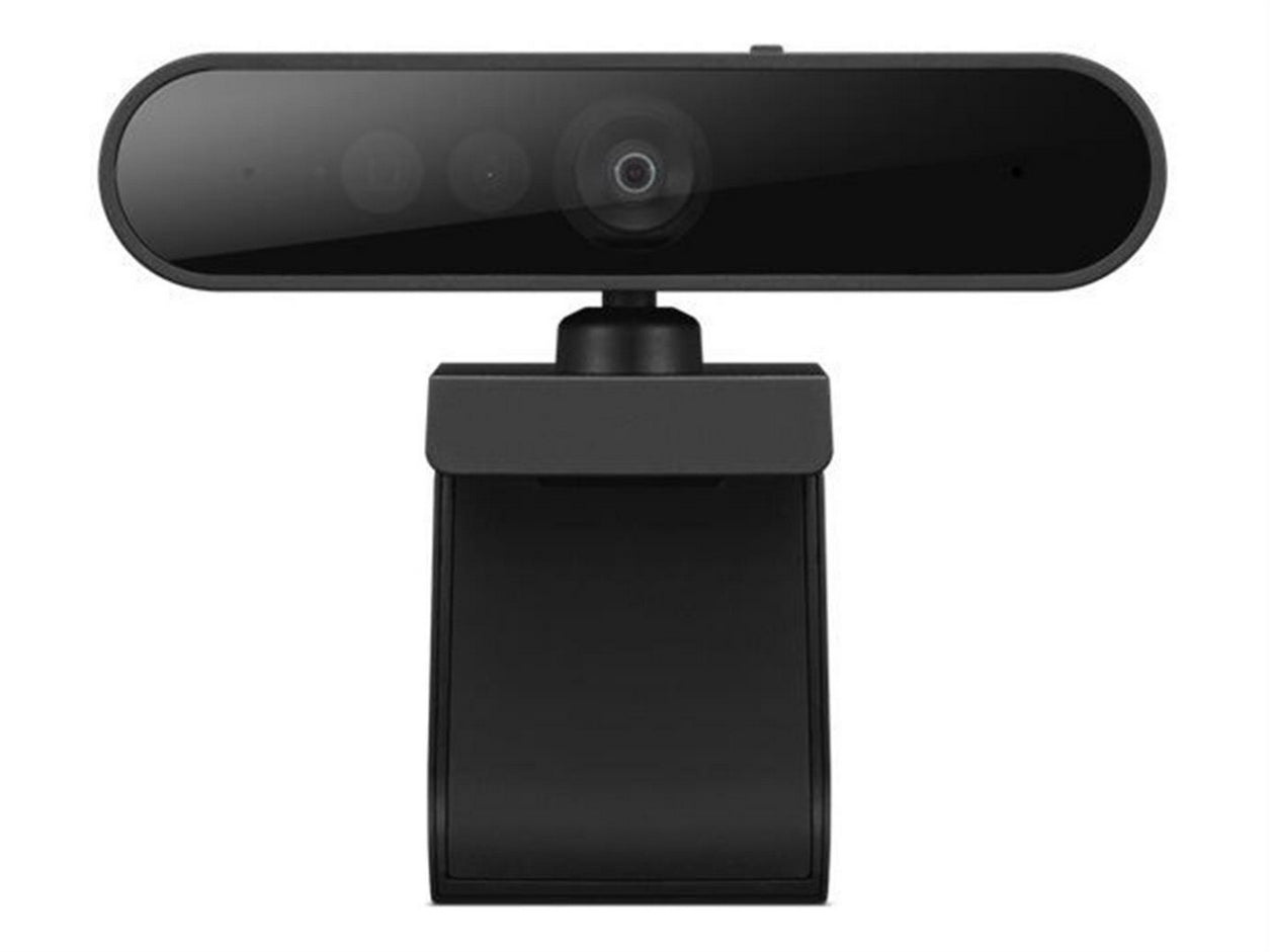 Lenovo 1080P HD Webcam with Built-in Microphone - USB Type C Web Camera for Video Conferencing, Online Meetings, Streaming & Remote Work - Compatible with Windows 10 PC & Laptop (Black)