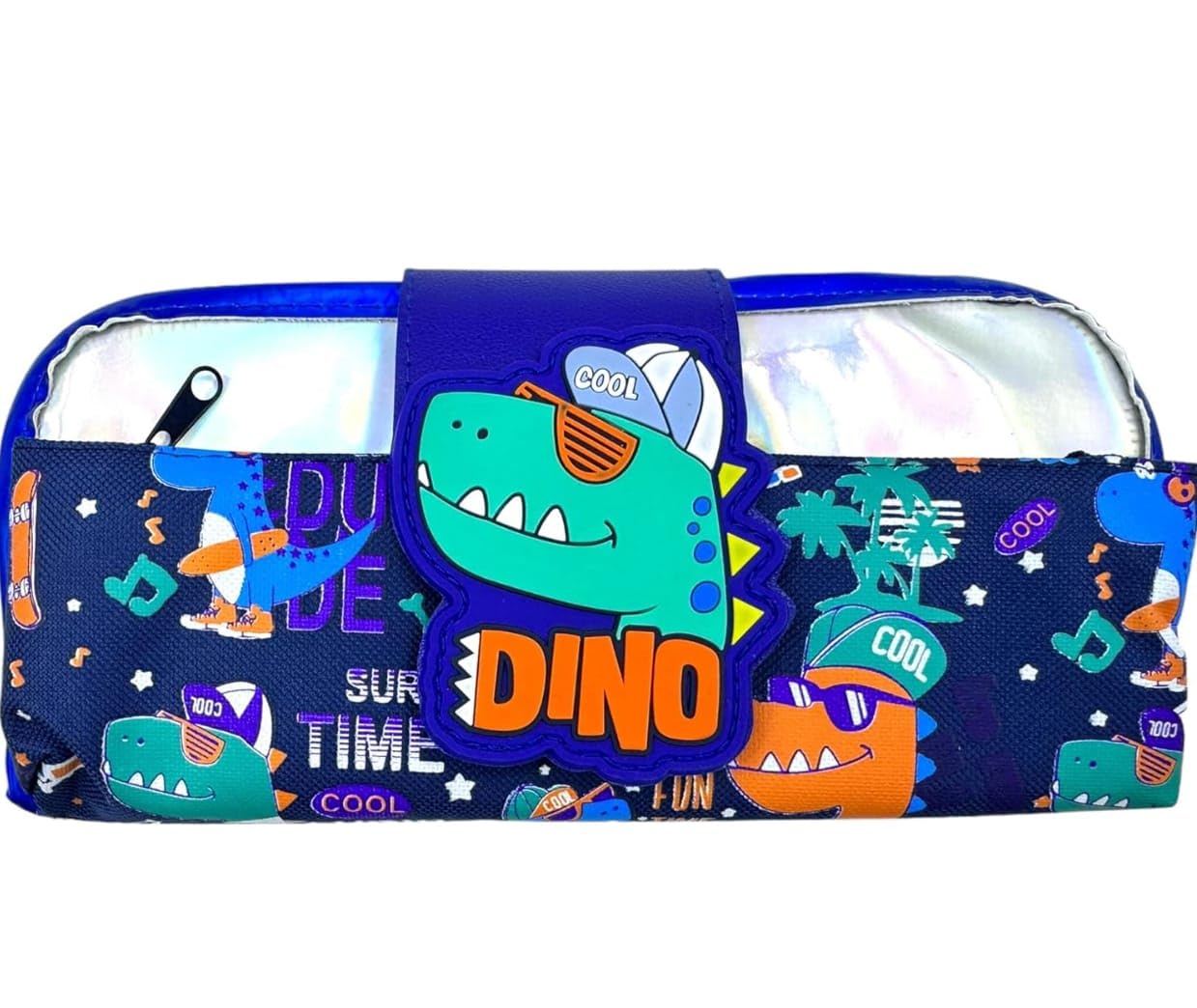 Cute Dinosaur Pencil Case for Girls & Kids - Large Capacity Stationery Pouch, School & Office Organizer, Perfect for Backpack, Birthday Gift & School Supplies (Dino Design) - Ideal for Students, Classroom & Homework Organization