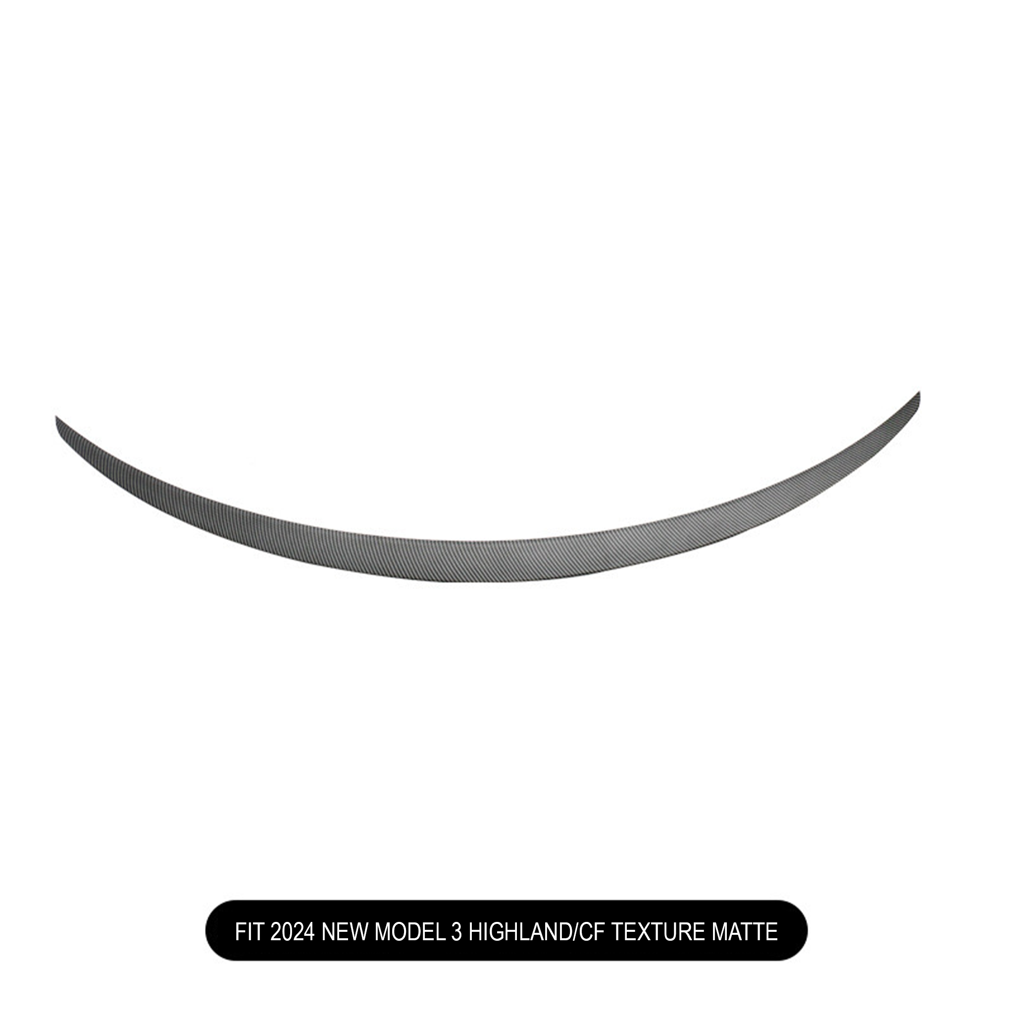 High-Performance Rear Spoiler for Tesla Model 3 Highland 2024+ | Carbon Fiber Trunk Lip | EU Stock Available | Enhances Aerodynamics & Sporty Look for Street Racing & Car Shows