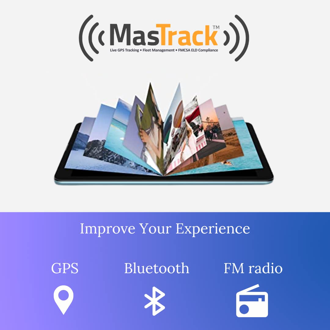 MasTrack 8 inch 4G LTE Android Tablet with GMS Certified Android 11 | 32GB Storage & Quad-core A7 1.3GHz Processor | Fast 4G Internet | Perfect for Business, Travel & Online Learning (Stylus Not Included)