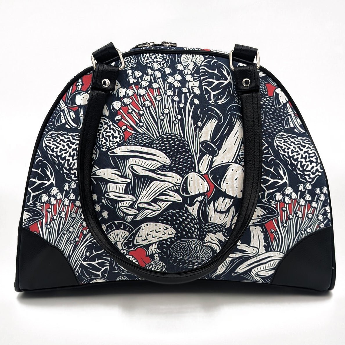 Vintage Mushroom Print Crossbody Purse for Women - Stylish Boho Handbag for Everyday Use, Travel & Shopping