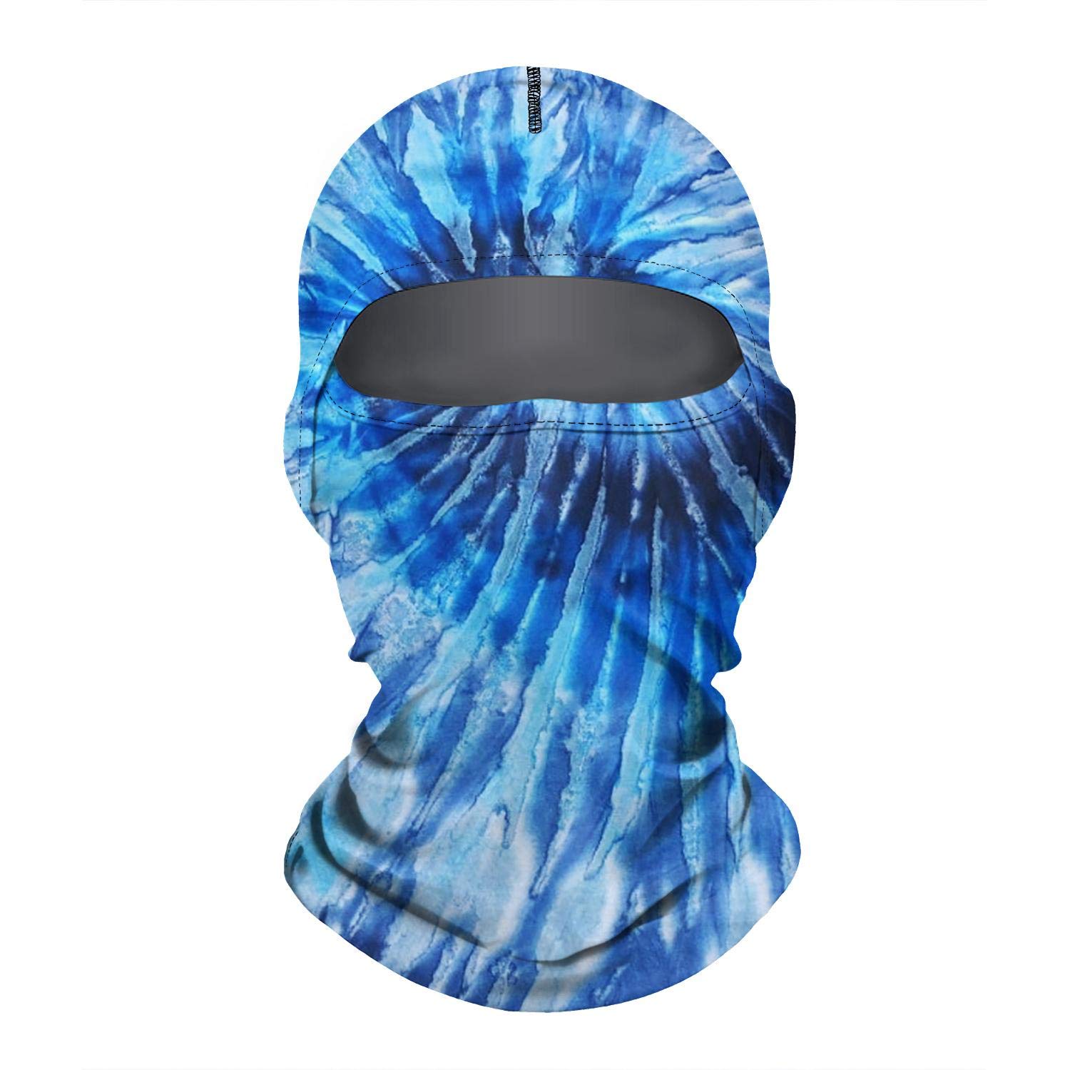 Wind-Resistant Trippy Tie Dye Balaclava Ski Mask - Funny Face Cover for Men & Women - Perfect for Winter Sports, Outdoor Activities & Festival Costumes