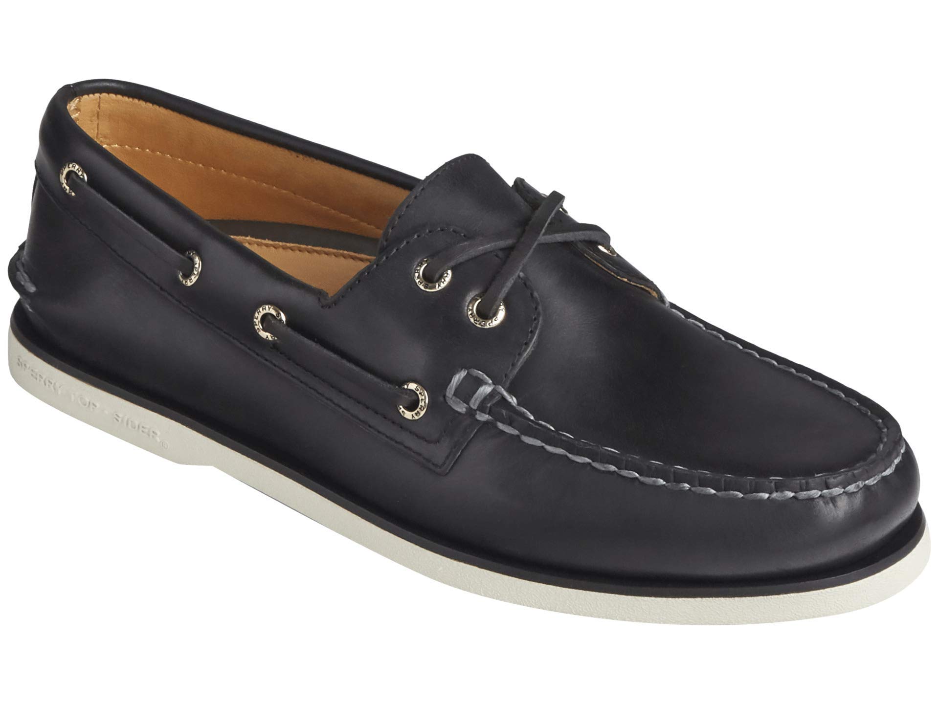 Sperry Men's Gold Cup Authentic Original 2-Eye Boat Shoe - Premium Leather Deck Shoes for Men | Non-Slip Boat Shoes for Sailing, Casual Wear & Outdoor Activities
