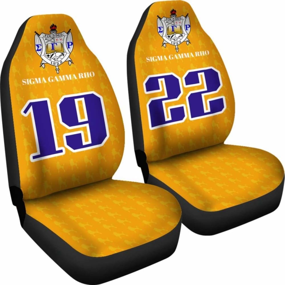 Premium African Print Car Seat Covers - Sigma Gamma Rho 110728 - Stylish & Durable Protection for Cars, SUVs & Trucks - Perfect for Daily Commute, Road Trips & Special Occasions