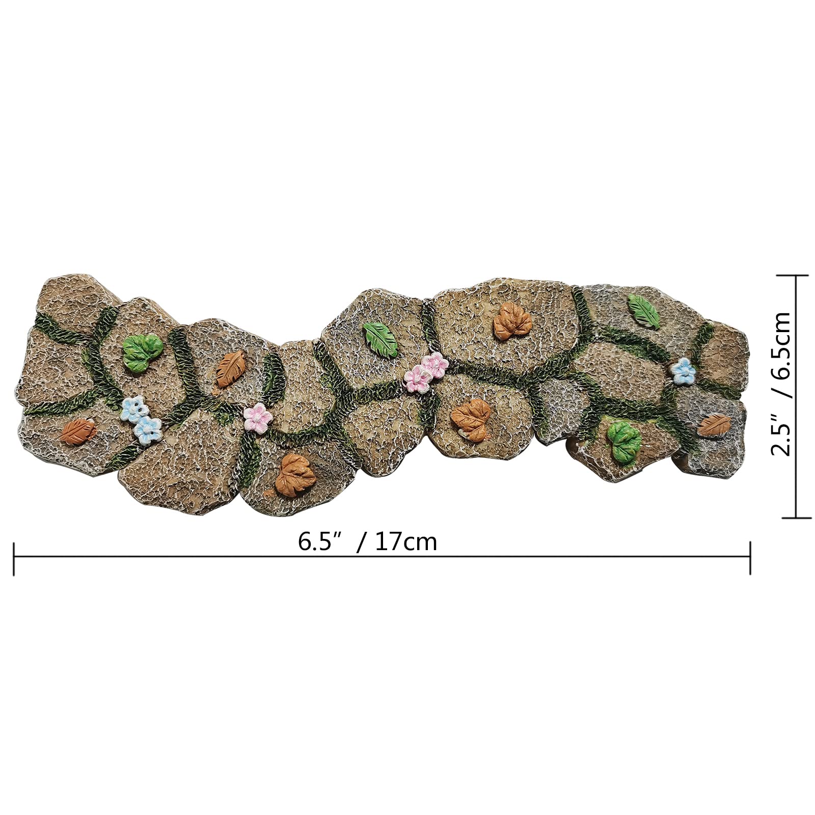 Fairy Garden Walkway Path - Miniature Stone Pathway for Dollhouse & Enchanted Gardens | Perfect for DIY Fairy Gardens, Terrariums & Miniature Landscapes