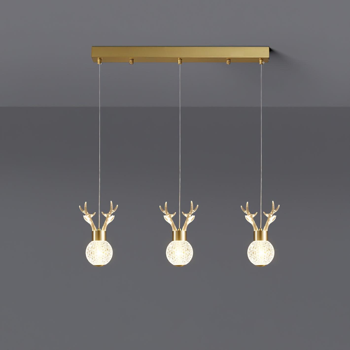 Little Deer Pendant Lamp - Modern Nursery Decor, Kids Room Lighting, Animal-Themed Ceiling Light for Bedroom & Playroom