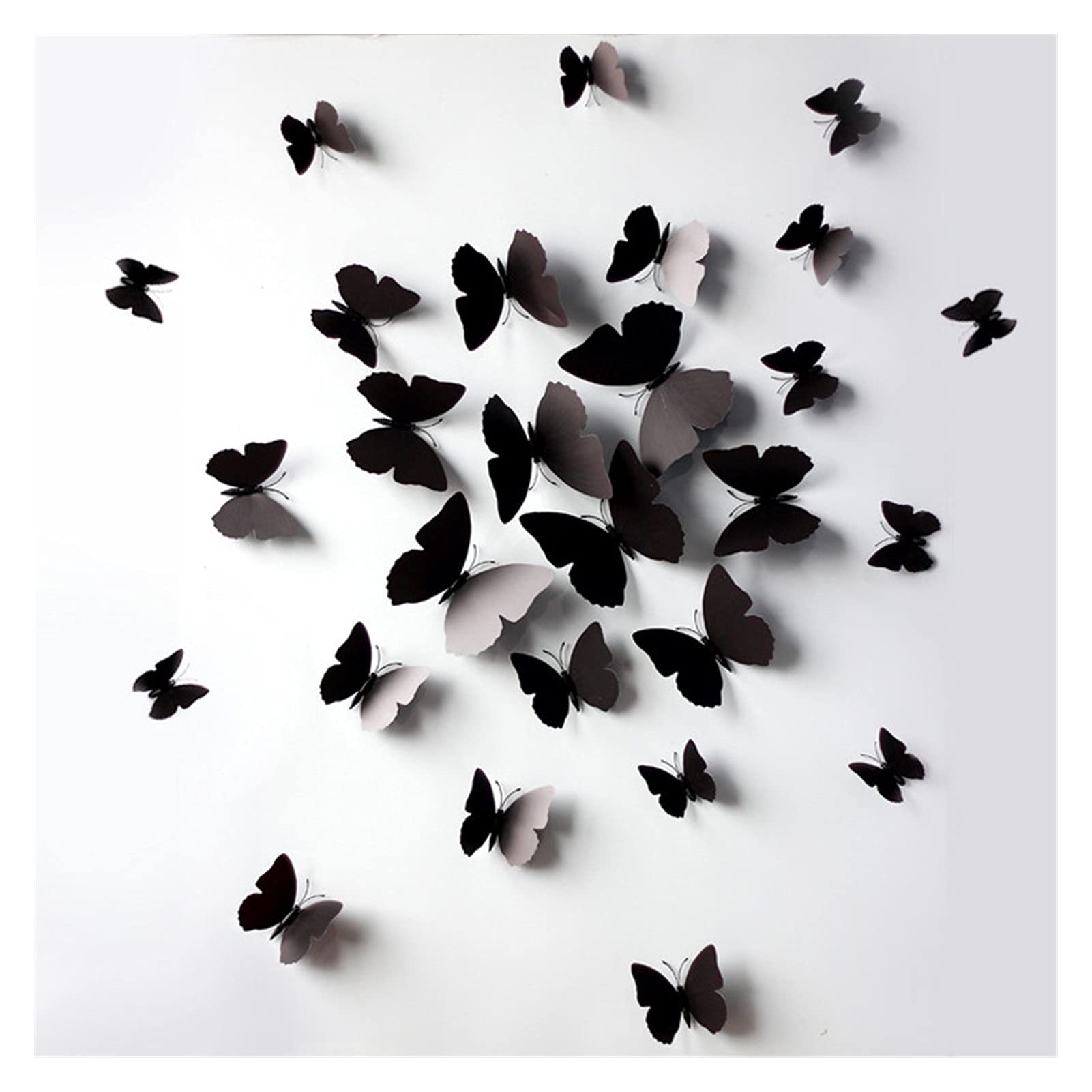 3D Butterfly Fridge Magnets - 12 Pcs Wall Stickers for Refrigerator & Home Decor - Colorful 3D Wall Decals for Kitchen, Office & Kids Room Decoration