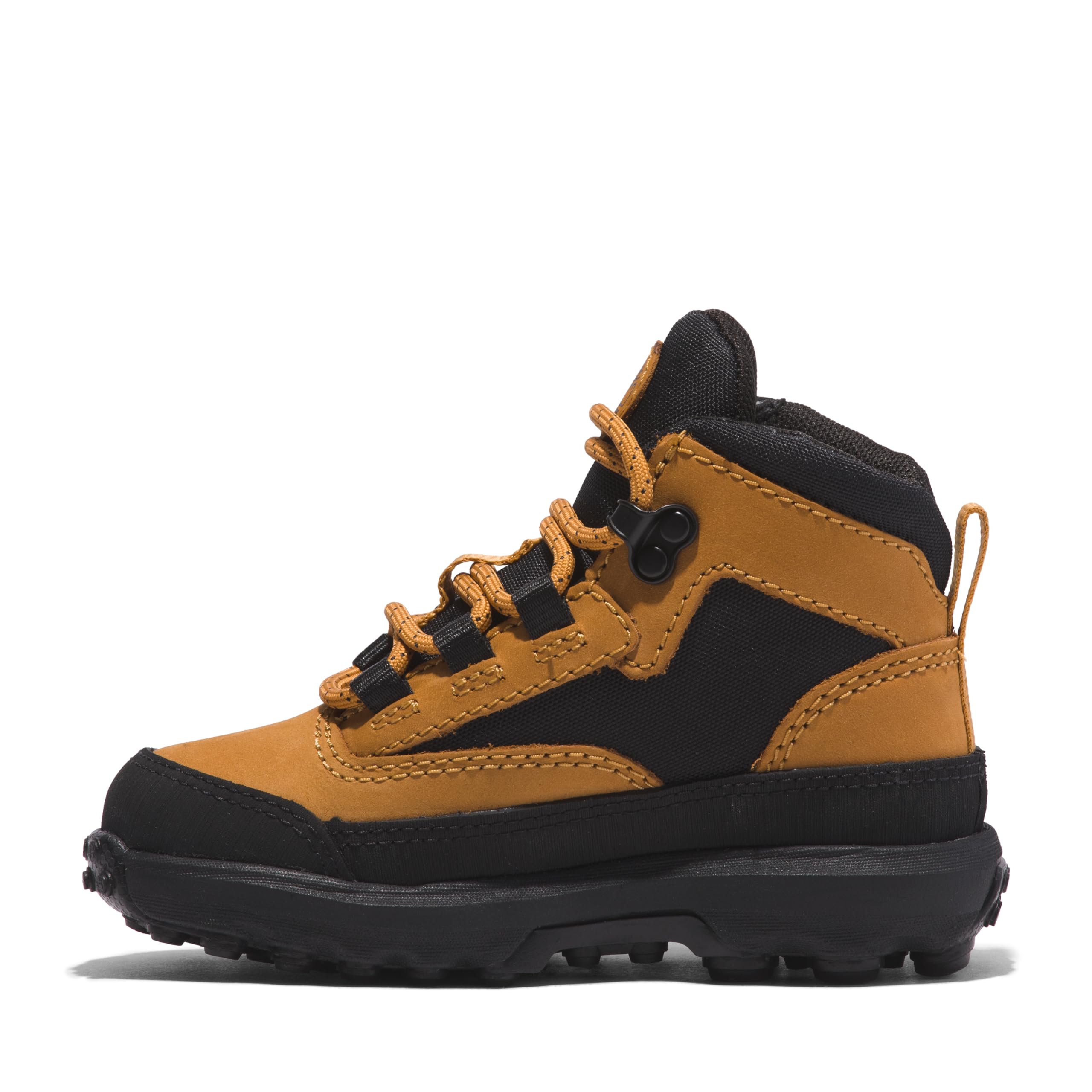 Timberland Boys' Mid Hiking Boots - Waterproof & Durable Outdoor Shoes for Kids - Perfect for Hiking, Camping, and School Activities