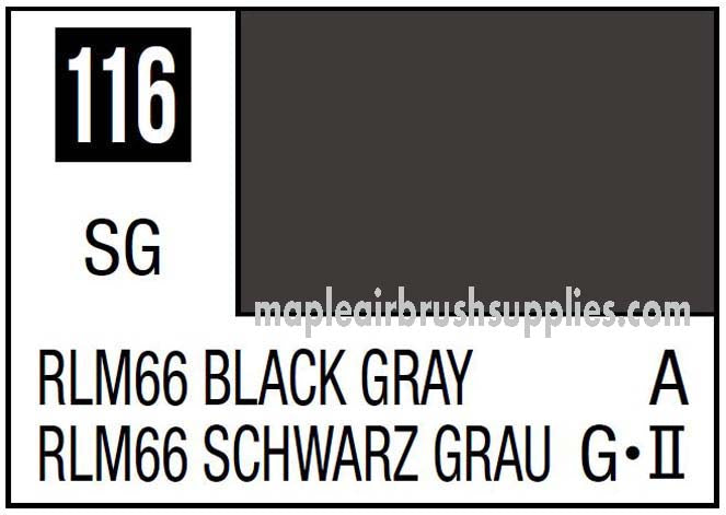 Mr. Color RLM66 Black Gray Acrylic Paint - High-Quality Model Aircraft & Military Scale Painting - Perfect for Hobbyists & DIY Projects