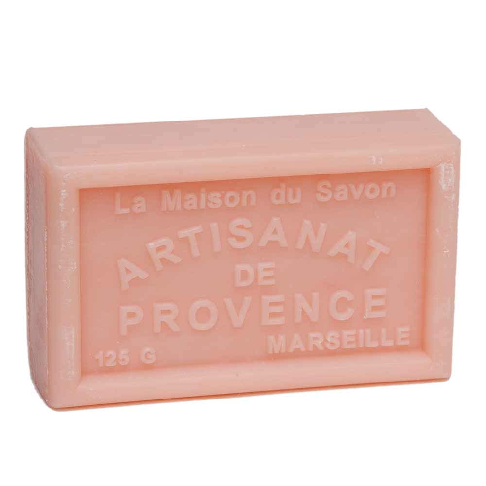 Maison Du Savon De Marseille - Organic Shea Butter French Soap Bar (125g) with Apple Blossom Scent | Natural Skin Care for Dry & Sensitive Skin | Perfect for Bath, Shower & Gift
