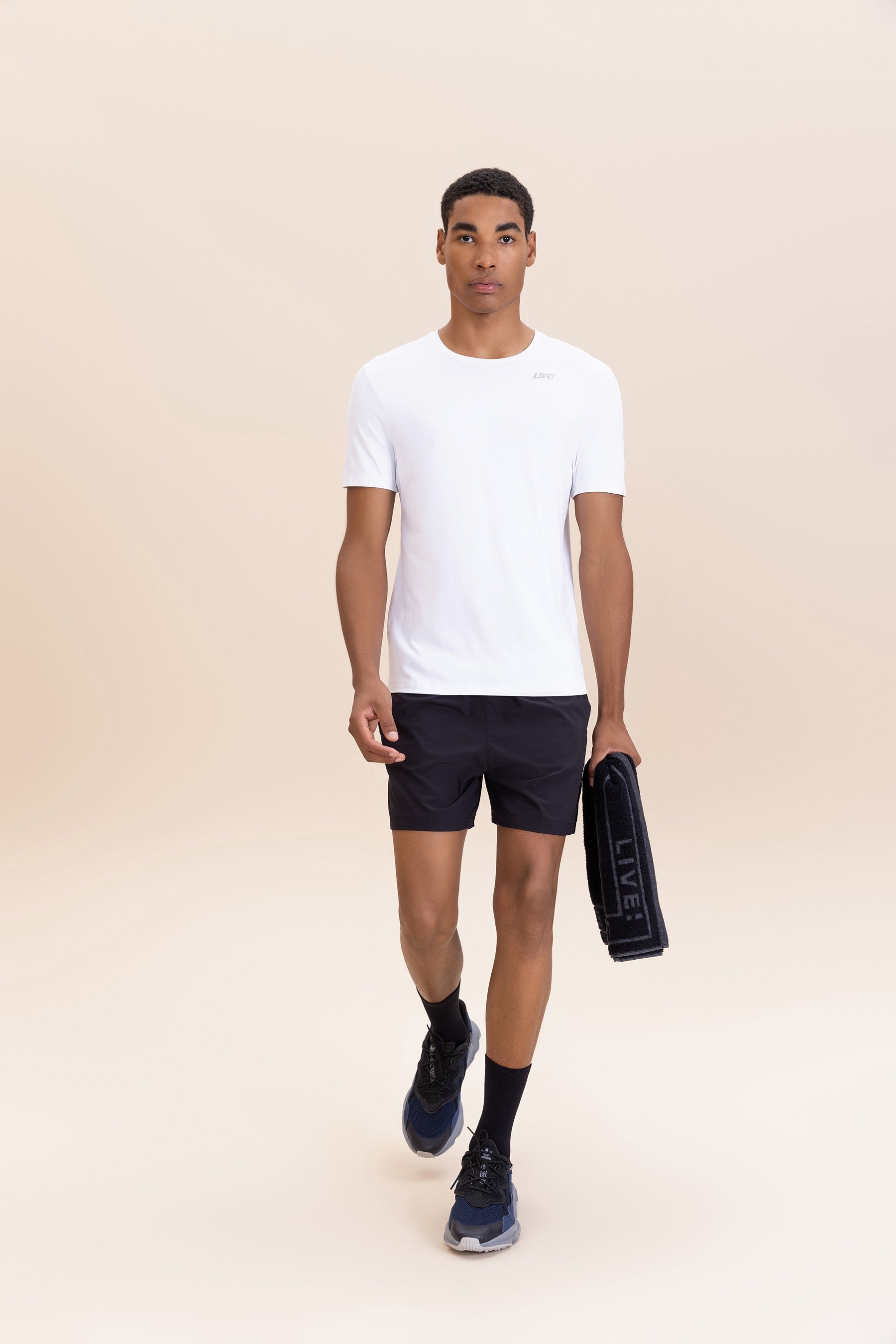 Breathable Bio Stretch Men's T-Shirt - Soft Comfort Fit Cotton Tee for Casual Wear, Gym & Outdoor Activities