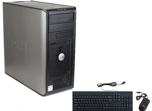 Refurbished Dell Optiplex Tower Computer - Core 2 Duo 2.13GHz, 4GB RAM, 750GB HDD, Windows 10 Home 64-bit | Budget Desktop PC for Home Office, Small Business & Everyday Computing