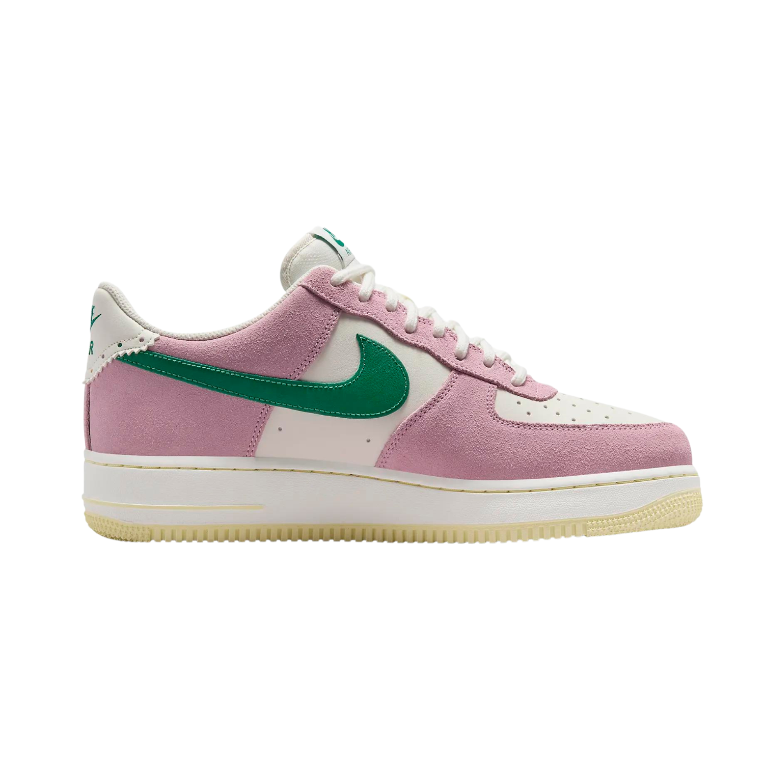 Nike Air Force 1 '07 LV8 Sneakers - Women's Sail Medium Soft Pink Alabaster Malachite Basketball Shoes for Casual Wear & Street Fashion