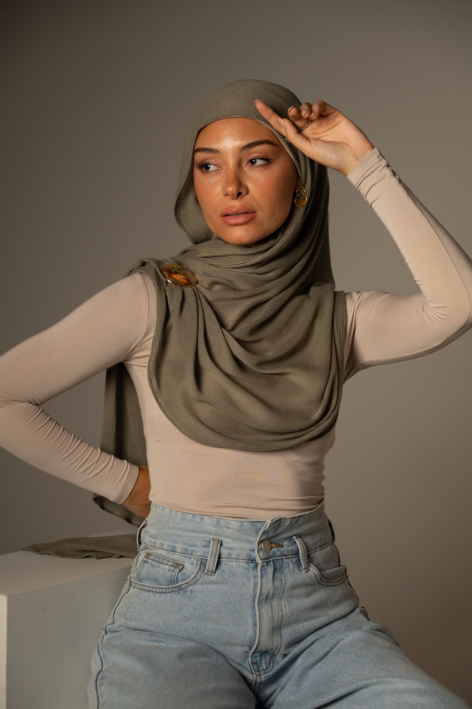 Rayon Crepe Shawl Wrap - Soft Lightweight Scarf for Women - Dark Shades - Perfect for Evening Wear, Weddings & Special Occasions