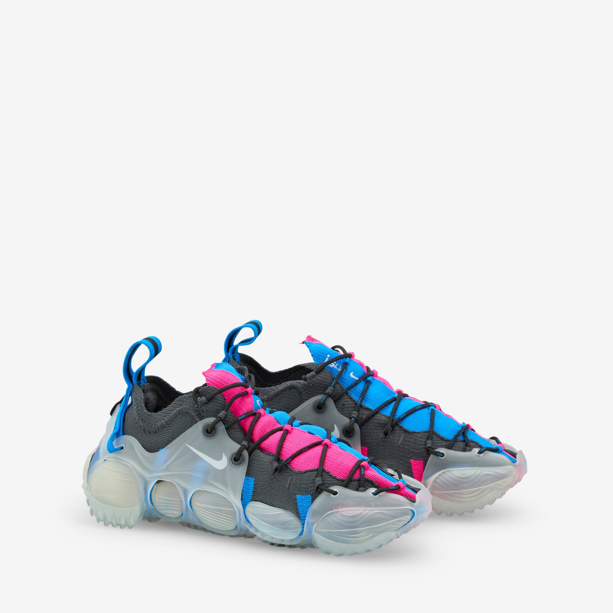 Nike ISPA Link Axis Sneakers - Anthracite, Fierce Pink & Photo Blue Colorways | Lightweight Running Shoes for Men & Women | Perfect for Gym Workouts & Urban Streetwear Fashion