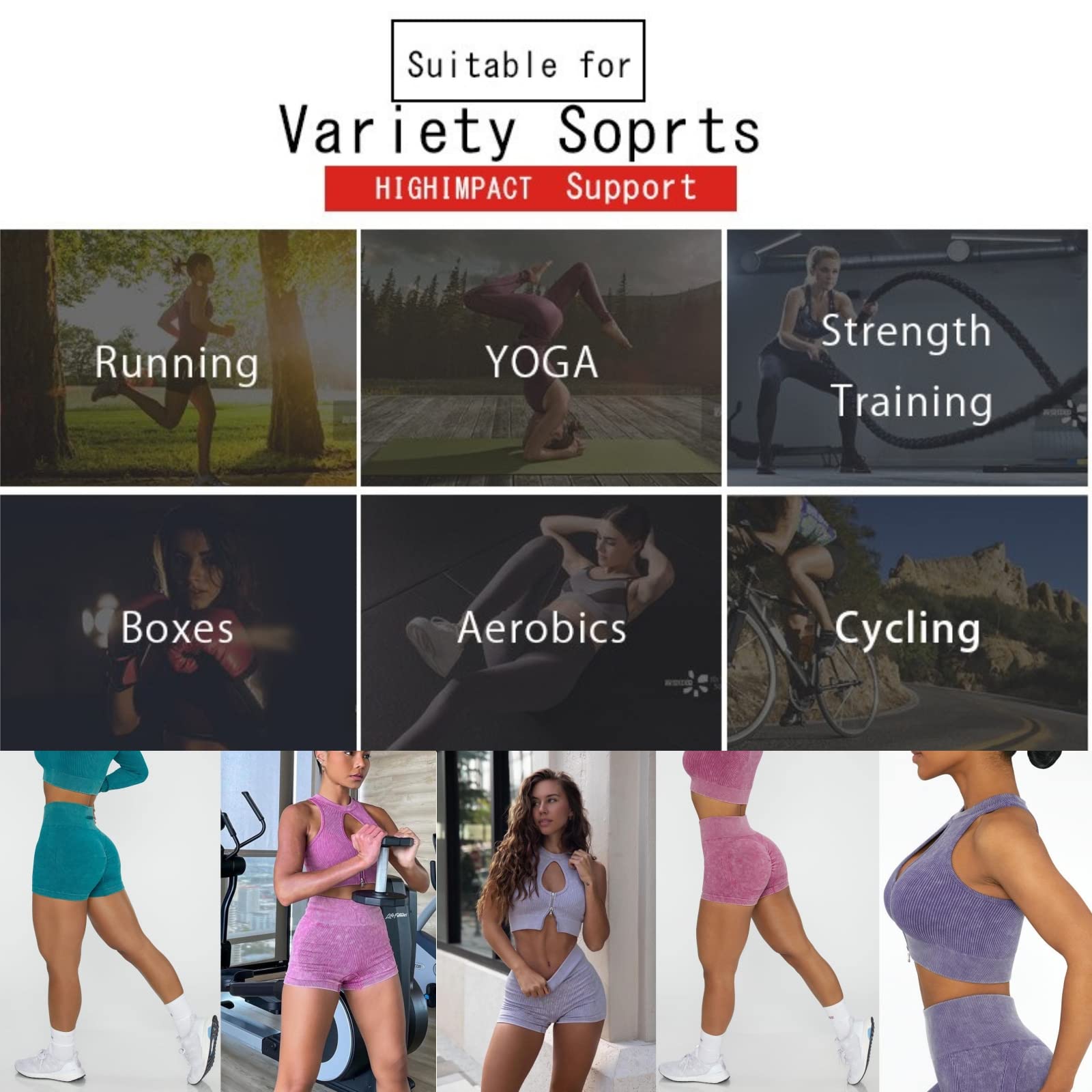 Sexy 2-Piece Workout Set - Ribbed Seamless Yoga Outfit for Women | Gym & Yoga