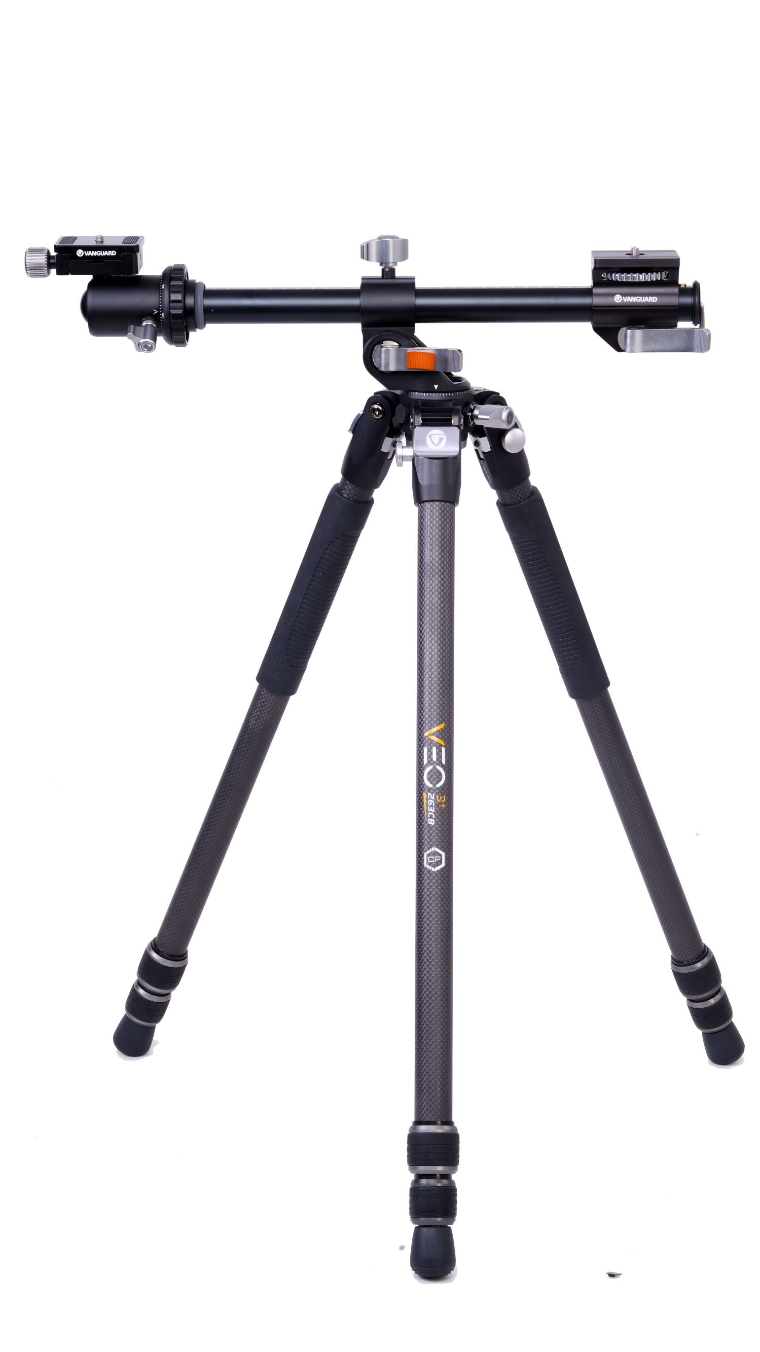 Professional Carbon Fiber Tripod with Ball Head - VEO 3+ 263CB | Lightweight & Stable for Overhead Shooting, Photography, Videography, Travel & Outdoor Adventures