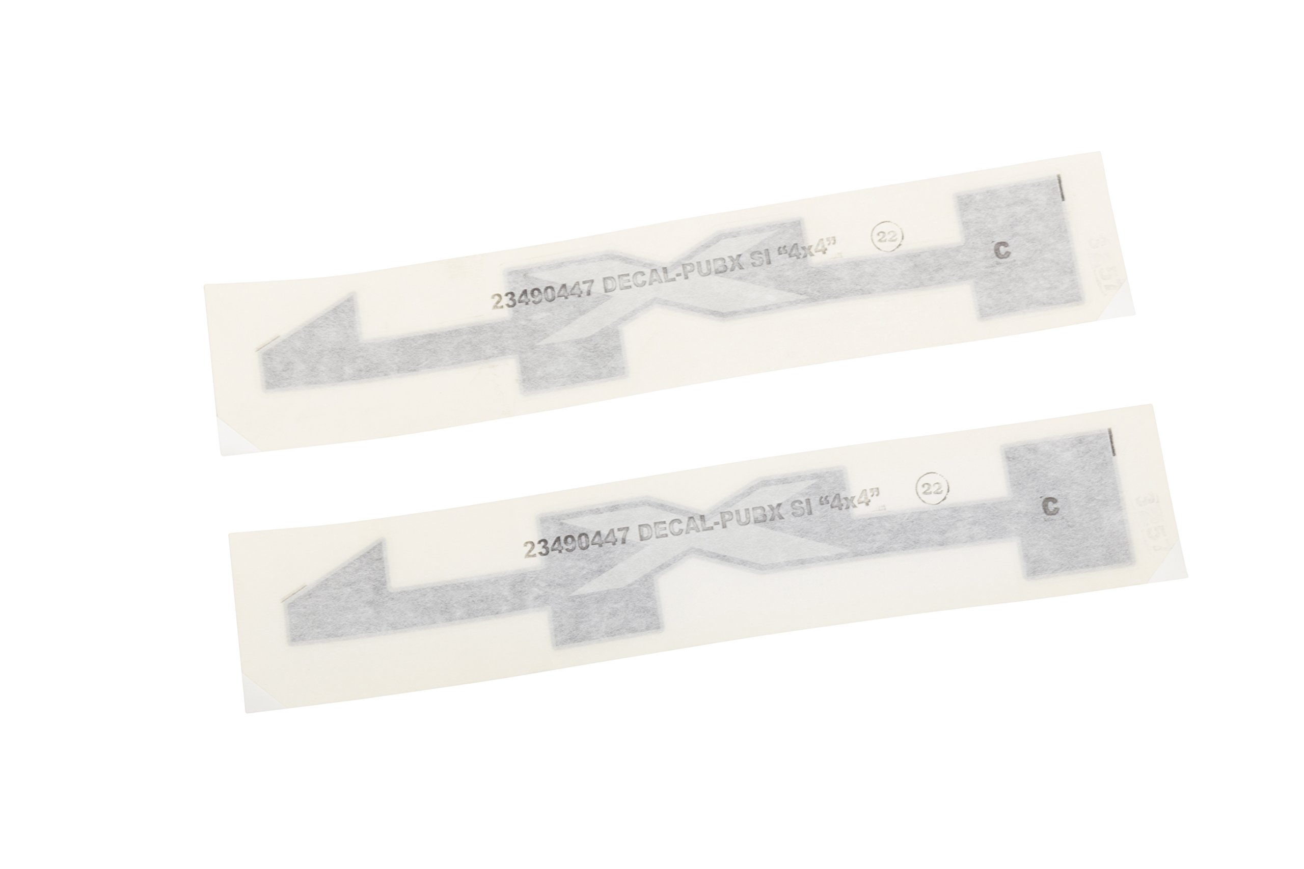 ACDelco Silver Charcoal 4x4 Pickup Box Decal - GM Truck Accessories for Off-Road Adventures