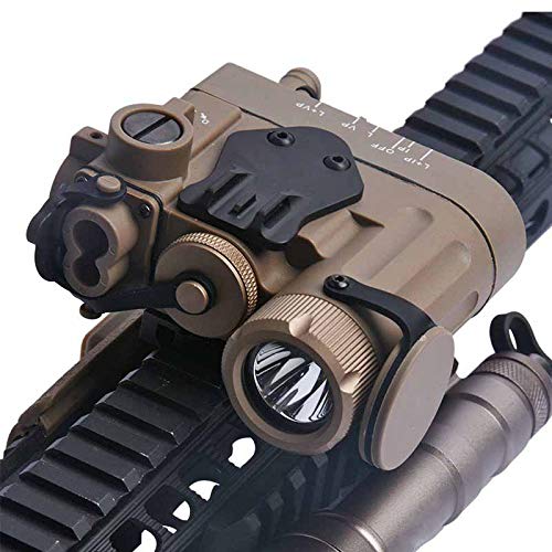 BUIS Iron Sight Compatible with DBAL I2 Laser - Tactical Backup Sight for AR-15, M4, and Rifle Accessories | Perfect for Military, Hunting, and Outdoor Shooting Scenarios