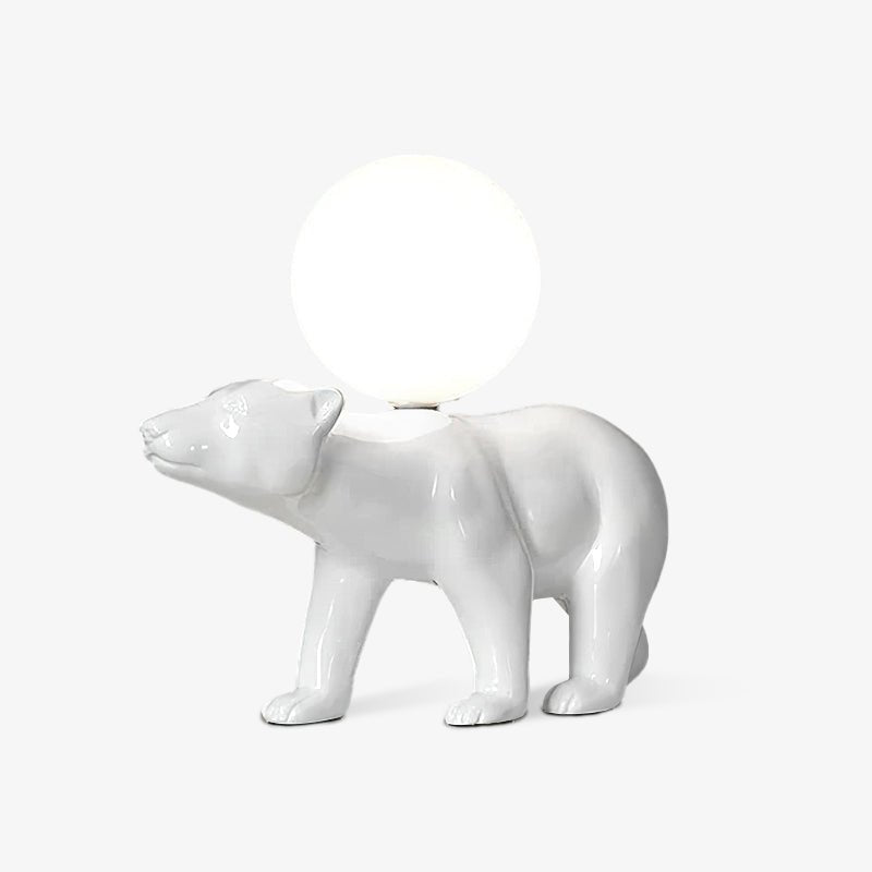 Polar Bear Table Lamp - Cute Night Light for Kids Room, Nursery, Bedroom - Perfect for Reading, Decor & Cozy Ambiance