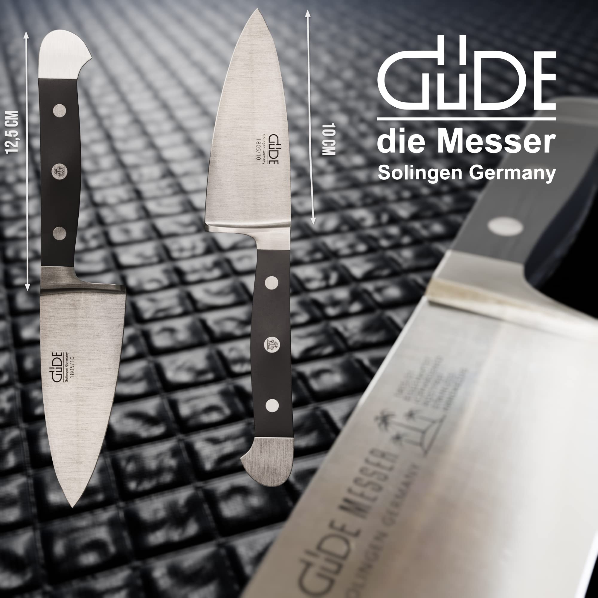 Premium Güde Alpha Series Hand-Forged Cheese Knife - 4