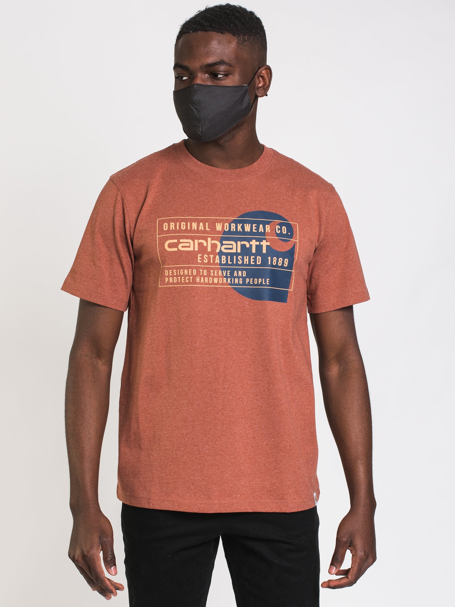 Carhartt Workwear Graphic T-Shirt for Men & Women - Durable Cotton Tee for Work & Casual Wear - Clearance Sale | Perfect for Construction, Outdoor Activities & Everyday Use
