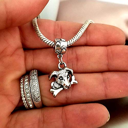 Jack Russell Terrier Charm Bracelet & Necklace Set - Cute Dog Jewelry Gift for Women - Perfect for Pet Lovers, Birthday & Anniversary Gifts