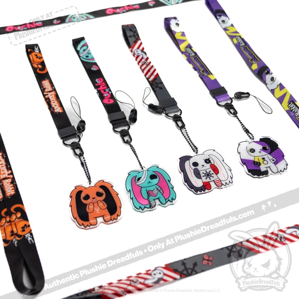 Plushie Dreadfuls Lanyard Strap - Soft & Durable Keychain Holder for ID Badges, Keys & Accessories | Perfect for Work, School & Conventions