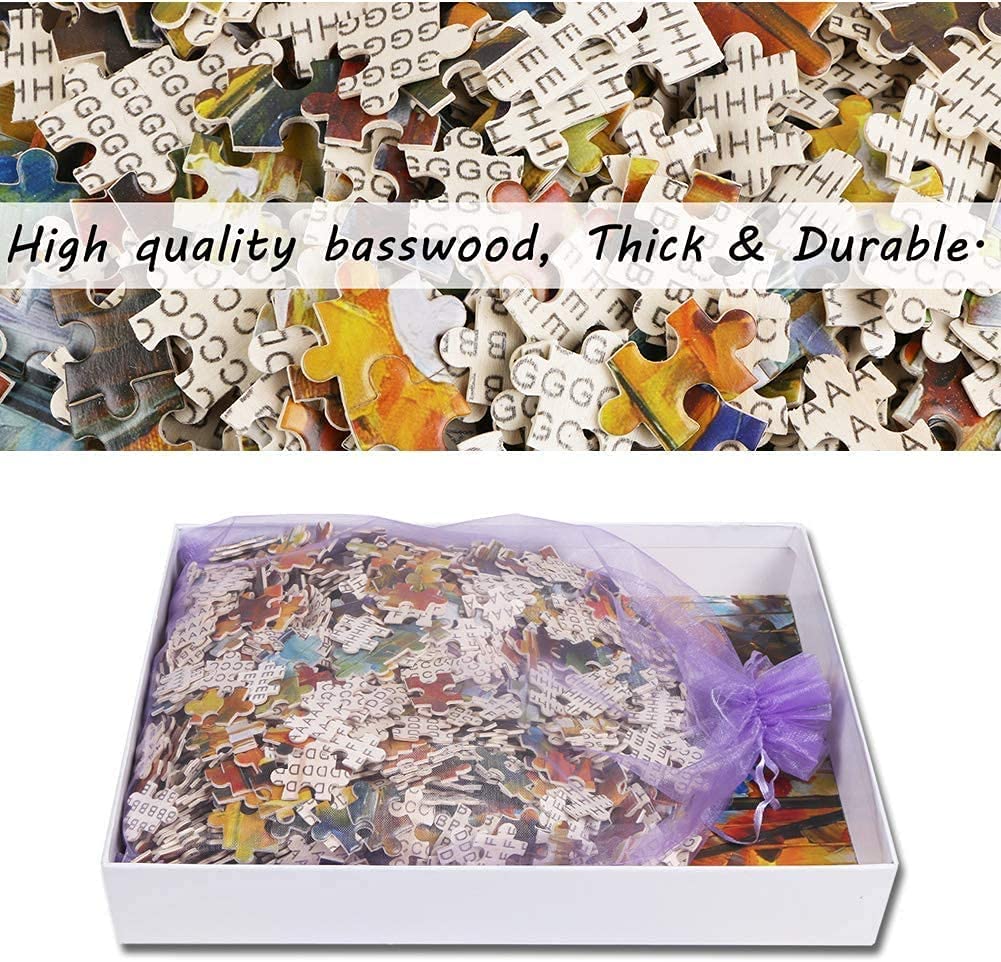 1000 Piece Jigsaw Puzzle for Adults - Hot Air Balloon & Fire Balloon Artwork - Challenging Large Puzzle Game for Teens & Adults - Perfect for Family Game Night, Stress Relief & Home Decor