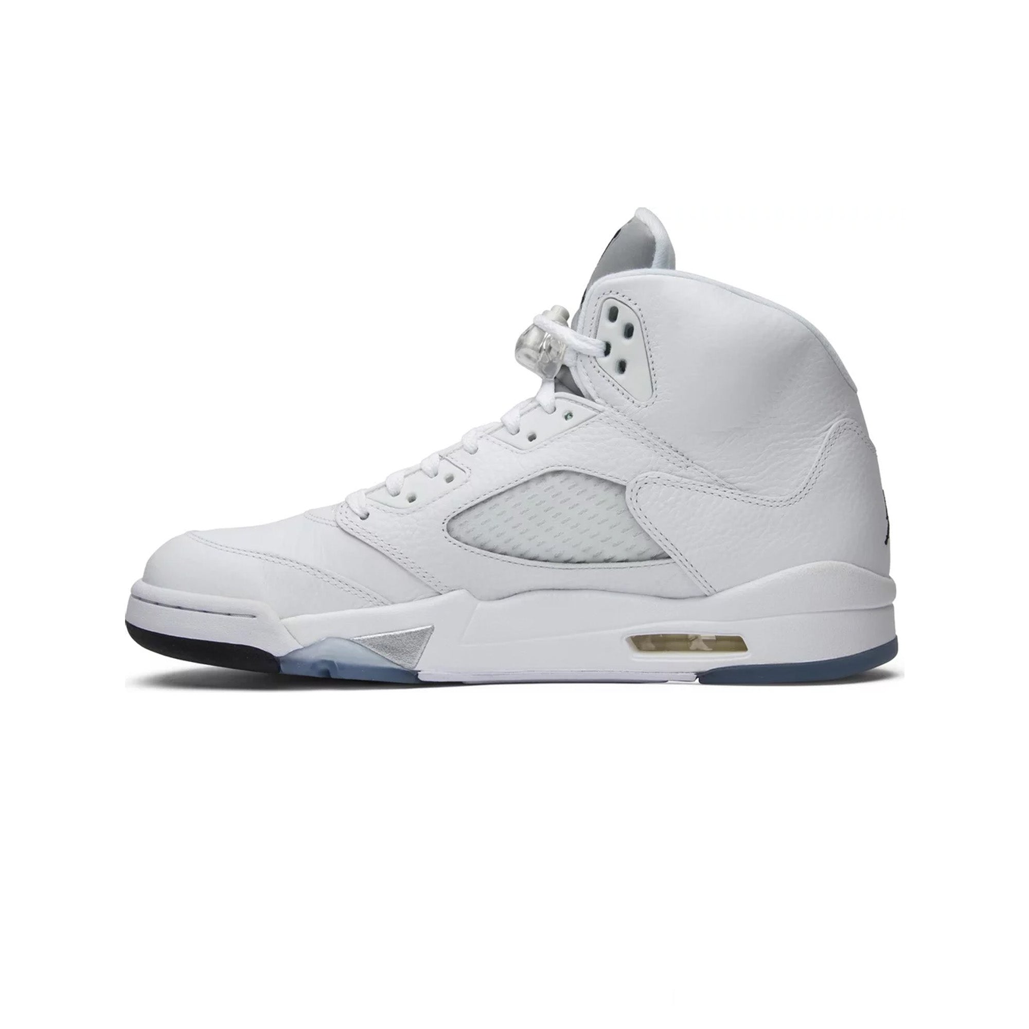 Air Jordan 5 Retro 'Metallic White' Men's Basketball Shoes - New Authentic Sneakers for Streetwear & Casual Style | Perfect for Basketball Games, Sneaker Collecting & Urban Fashion