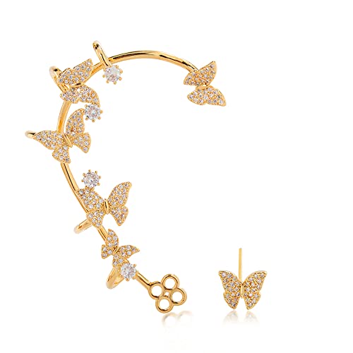 Butterfly Cartilage Right Ear Cuff