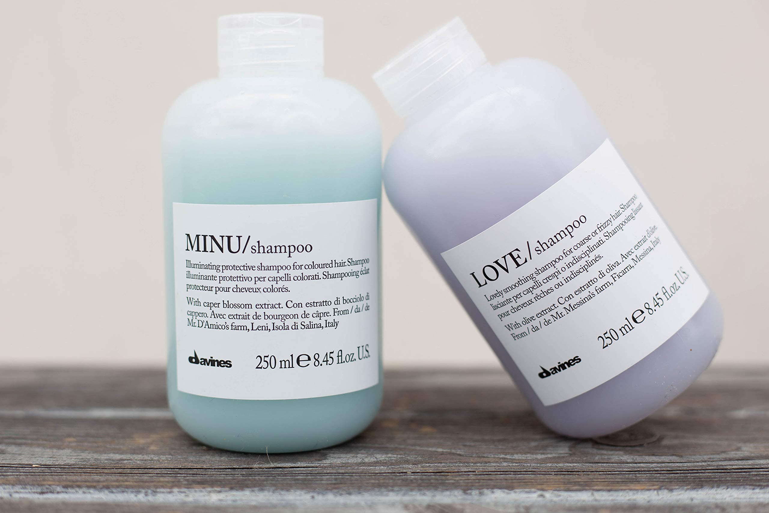 Davines LOVE Smoothing Shampoo for Frizzy Hair - 8.5oz (250ml) Hydrating & Nourishing Shampoo with Natural Ingredients | Perfect for Dry, Damaged Hair & Daily Hair Care Routine