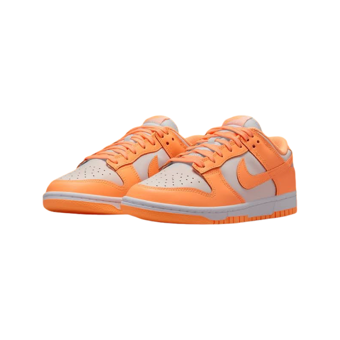 Nike Women's Dunk Low Sneakers - Peach Cream White Retro Basketball Shoes for Women | Casual Wear, Street Style & Gym Fashion