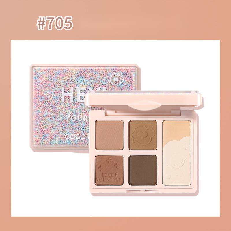 GOGOTALES 6-Color Mini Eyeshadow Palette - Long Lasting, Highly Pigmented, Blendable Makeup for Everyday & Party Looks