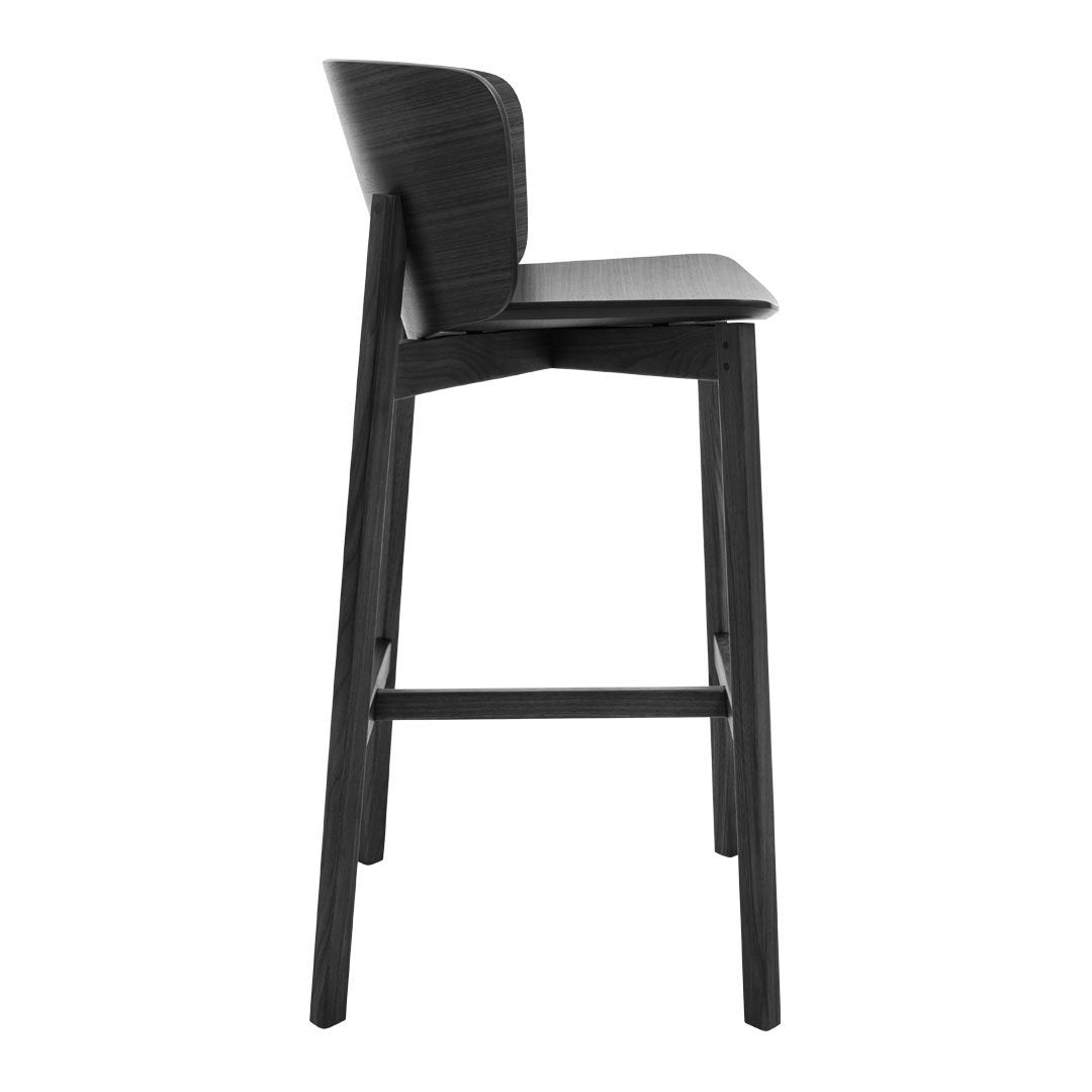 Blu Dot Buddy Bar Stool - Modern Counter Height Stool with Backrest for Kitchen Island, Breakfast Nook & Home Bar - Comfortable & Stylish Dining Chair