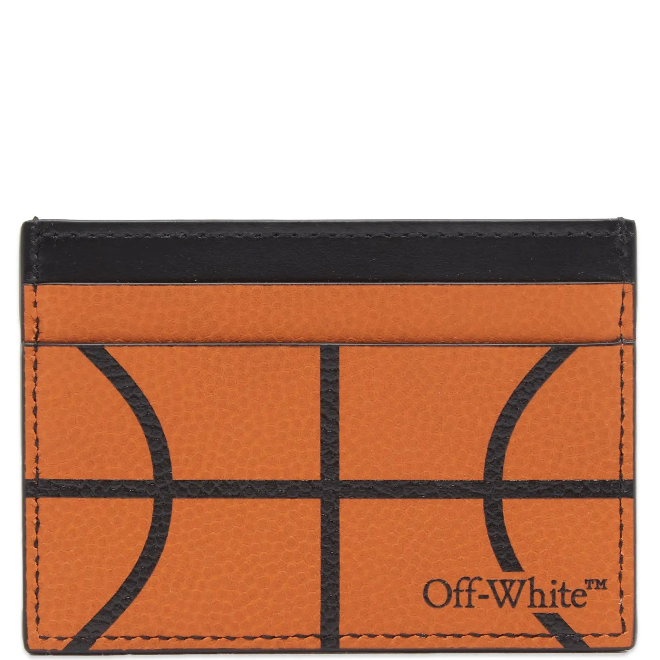 Off White Basketball Cardholder - Premium Sports Wallet for Credit Cards & IDs - Perfect for NBA Fans, Gym, and Game Day Essentials