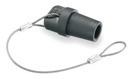 300/400 Amp Heavy Duty Male Single Pole Cap - Black (Pack of 6) for Car Audio, Marine & RV Battery Terminals