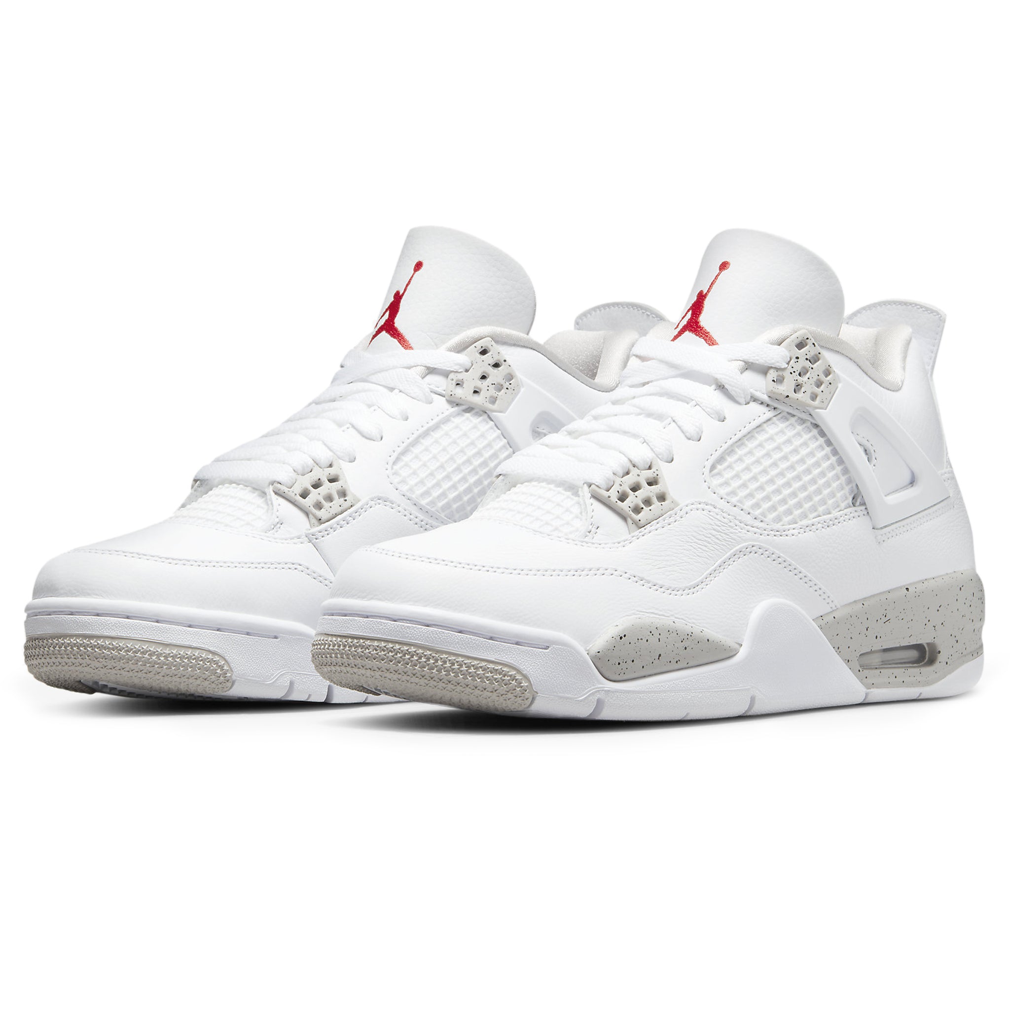 Air Jordan 4 Retro White Oreo Men's Basketball Shoes (2021 Release) - Classic Sneakers for Streetwear, Casual Outfits & Basketball Games