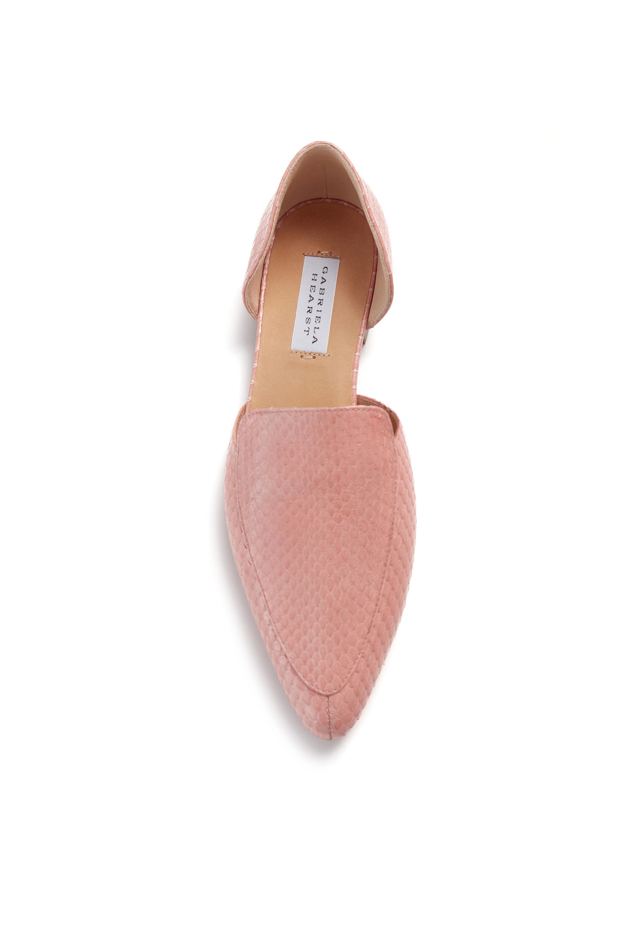 Jax Flat Shoe in Light Pink Snakeskin - Comfortable Women's Casual Flats for Everyday Wear | Perfect for Office, Walking & Travel