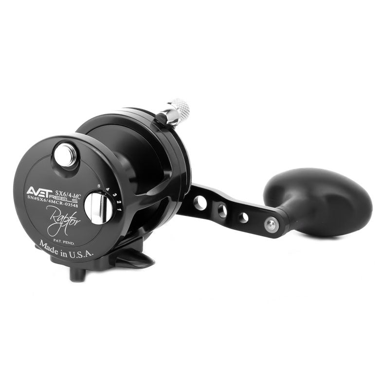 Avet SX Raptor 6/4 Two Speed Fishing Reel - Saltwater & Freshwater Fishing Gear for Offshore & Inshore Angling - Perfect for Tuna, Marlin & Big Game Fishing